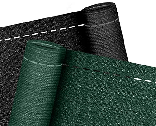 NAIZY Brise Vue Renforcé pour Jardin Clôture 150 g/m² HDPE avec stabilisé aux UV et résistant aux intempéries pour Balcon Filet d'ombrage de terrasse (Anthracite, 1,2 m x 10 m)