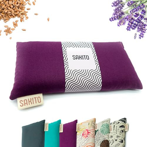Saco Termico Microondas (25x12 cm) - Cojin Termico Natural para Dolores Menstruales - Uso Caliente o Frio - Gran Retencion de Calor - Muy Duradero con Tela de Primera Calidad - Aroma a Lavanda