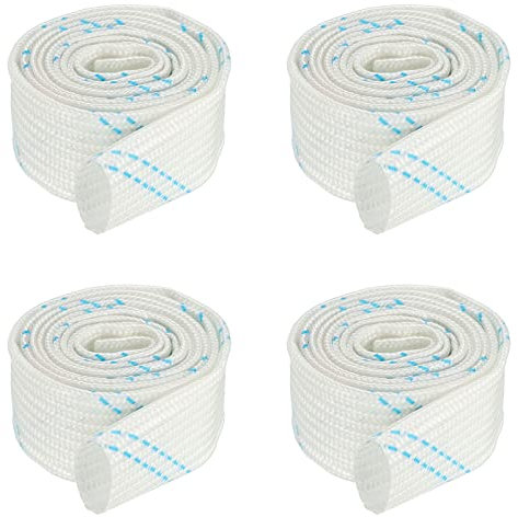 sourcing map Fiberglass Heat Shield Sleeve 1m x 16mm Insulation Protect Sleeving Pipe for Cable Wire Wrap, Pack of 4