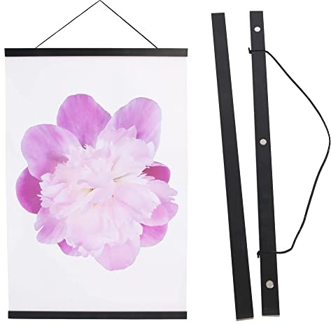 Magnetischer Posterrahmen, 30,5 x 45,7 cm, 30,5 x 40,6 cm, 30,5 x 61 cm, magnetischer Posterrahmen, 12 magnetische Aufhängerrahmen, Schwarz, 1 Stück