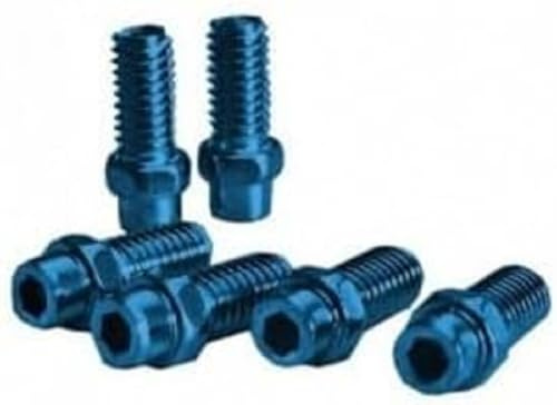 EXUSTAR Pins Pedal KIT 4mm in Aluminium Blue - 40 Pieces