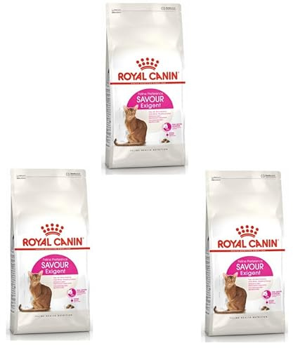 ROYAL CANIN Savour Exigent | 3er Pack | 3 x 400 g | Alleinfuttermittel für besonders wählerische Katzen ab dem 12. Monat | Kann dazu beitragen die Harnwegsgesundheit zu fördern