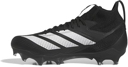 adidas Adizero Impact Baskets de football américain unisexes pour adulte, Noir/blanc/noir, 44 EU