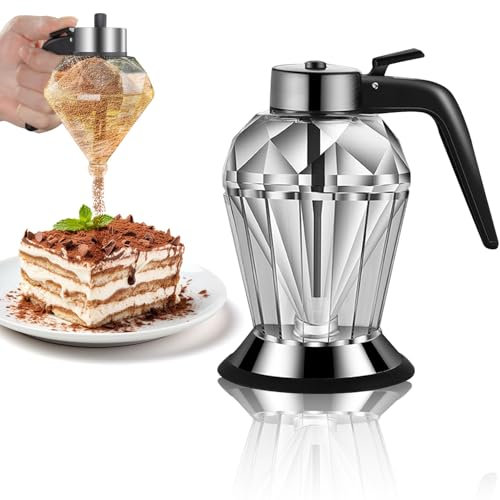 mumisuto Honey Dispenser Glass 200 ML/7 Ounces Diamond Shaped honey pot No Drips Honey jars Container Handle & Stand for Syrup, Sugar, Sauces, Condiments