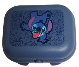 Tupperware To Go Mini Twin Size 1 piccolo contenitore per il pranzo Minitwin Twin scuola scuola scuola materna blu Stitch