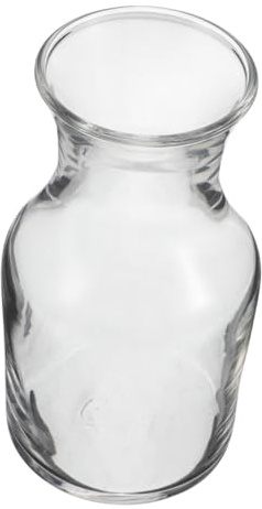 OUNONA Kleiner Weinkaraffe aus Glas 122ml Einzelweinkaraffe mit Flacher Öffnung zum Einfachen Ausgießen Elegant für Zuhause und Restaurant Glaskaraffe mit Deckel 1l