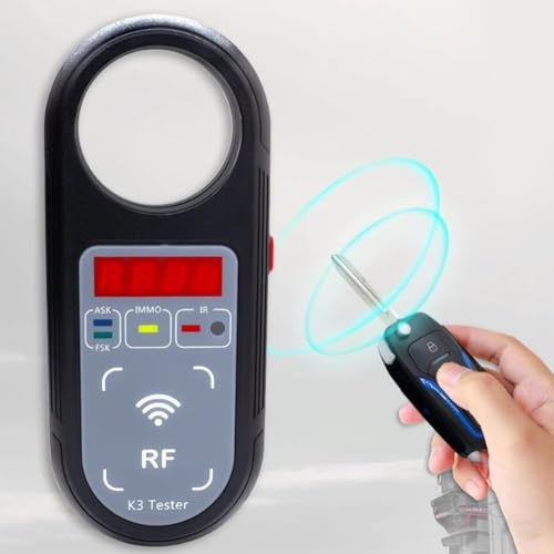 K3 Remote Key Frequency Testers, Digital Display Cars Key Signal Detectors 100-999MHz ASK FSK Signal Testing Tools