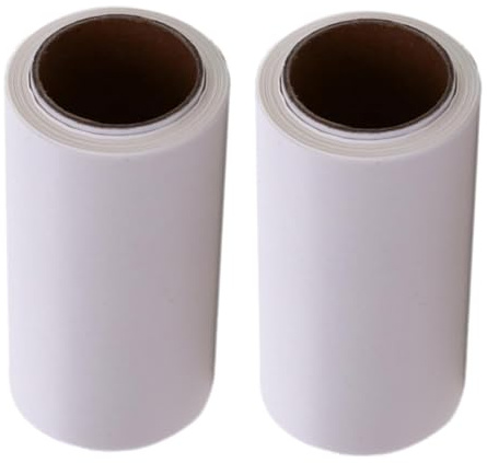 Alipis Molde Para Pasteles Antiadherente 20 Metros Papel Para Hornear De Papel Pergamino Blanco Revestimiento Para Molde Para Pastel Para Hornear 2 Rollos Para Bandejas De Cocina