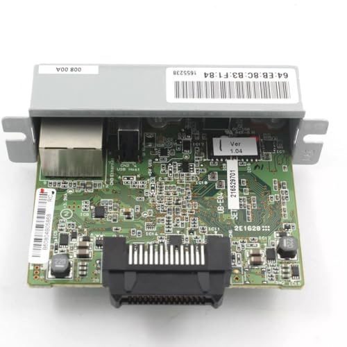 LVYXON Module d'interface Ethernet pour imprimantes POS, C32C881008 pour UB-E04 / TM-T88VI / TM-T88V / TM-T70II / TM-U220 / TM-H6000, serveur d'impression Fast Ethernet 100 Mbps