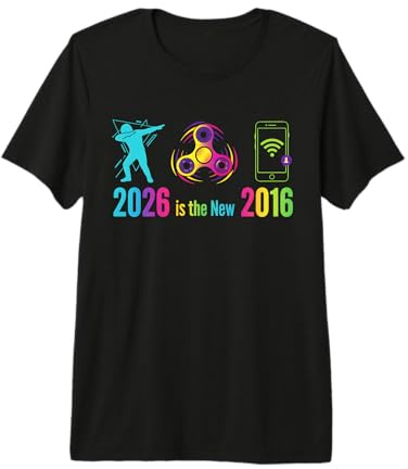2026 is The New 2016 Retro Nostalgia Vines Decade Meme Premium T-Shirt
