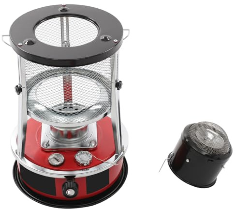 Mobile Petroleum Heizung Heizstrahler, 8000 BTU Tragbarer Petroleumheizer mit 5L Tank ohne Strom, für Boot Yacht Camping Outdoor Garten Garage, bis zu 18 Stunden Heizdauer