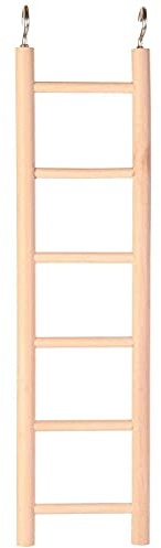 Trixie 5813 Holzleiter, 6 Sprossen/28 cm