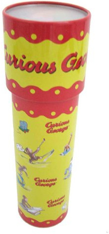 Curious George Tin Kaleidoscope - only one included by Schylling TOY (English Manual)