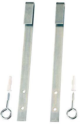 Alberts 901622 Gitterrostsicherung | verzinkt | Flacheisen 20 x 2,5 mm | Länge 300 mm