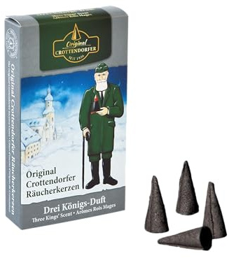 Rudolphs Schatzkiste Zubehör Crottendorfer Räucherkerzen DREI-Königs-Duft (24) NEU Erzgebirge Räucherkegel