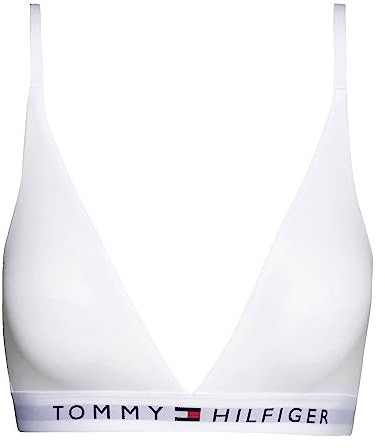 Tommy Hilfiger Damen Triangel BH Stretch, Weiß (White), M