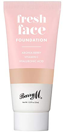 Barry M Cosmetics Fresh Face Lightweight Liquid Foundation Infused With Hyaluronic Acid And Vitamin C, Shade 7
