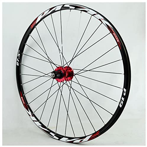 TOMYEUS Mountainbike Hinterrad Drahtreifen 26 27,5 29 Zoll, Doppelwandiges Aluminium 4 Lager Scheibenbremse 32H MTB Racing Nabenfelge für 7-11 Fach Freilauf (Size : 26 inch)