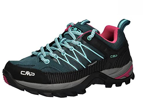 CMP Damen Rigel Low WMN Shoe WP Trekking-Schuhe, Deep Lake-Acqua, 41 EU