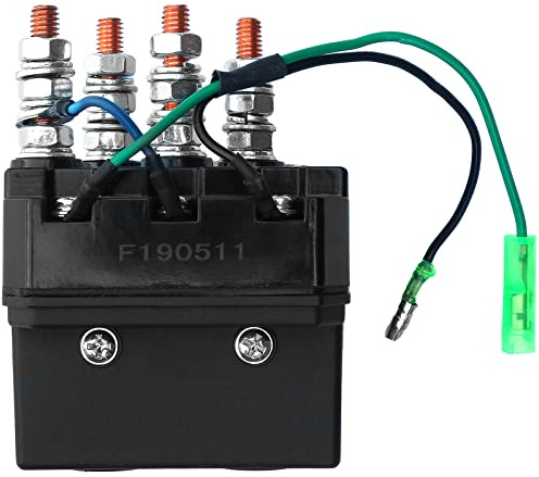 Winchmax Solénoïde de treuil 12 V pour VTT, remorque de bateau et utilisation maritime.