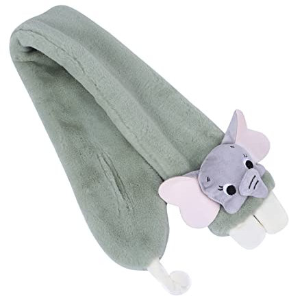 1pc Kinder Elefant Plüsch Schal Kreuz Krawatte Kragen Schal Hals Wärmer Für Jungen Mädchen