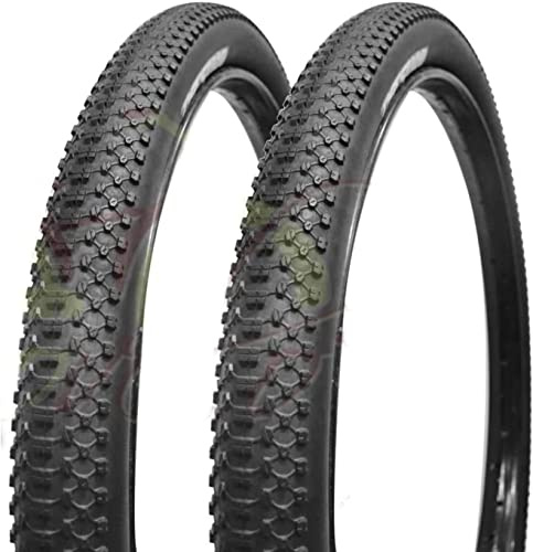 ECOVELO Neumáticos 27,5 x 2,10 (54-584) para Bicicletas de Montaña, Tacos Rígidos, MTB, Negro