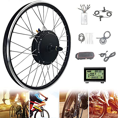 Ebike Conversion Kit Rear Wheel,Electric Bike Conversion Kit 48V 1000/1500W Brushless Gear Motor Kit,E-bike Conversion Kit 20/24/26/27.5/28/29/700C Rear wheel,1000W-29in