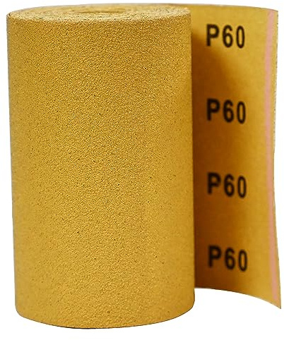 Trend Aluminium Oxide Sanding Roll, 60 Grit, 115mm x 5m, Anti-Clog