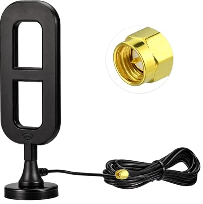 Superbat 4G LTE Antenne HoheVerstärkung Magnetfuß 8dBi SMA Stecker 3m Kabel | Omnidirectional Empfangsantenne Kompatibel mit Wireless Cellular Wildlife Kamera Trail Kamera Gateway Router Modem Terminals