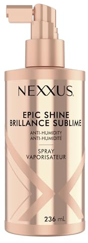 Nexxus Styling Sleek Polish Hair Heat Protectant Anti-Humidity Spray Hair Care Powered by STYLEPROTECT Technology 8 oz