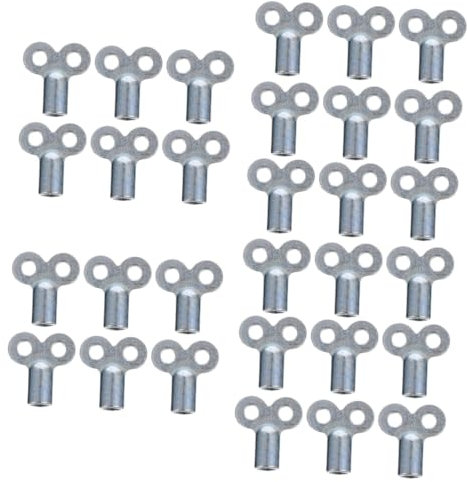 UPKOCH 30pcs Radiator Bleed Valve Keys Durable Plumbing Tools for Efficient Air Venting Home Radiators Portable and Lightweight Utility Key