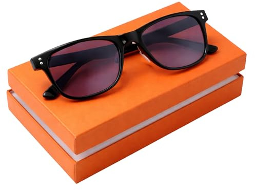 SILAC - 7855 - Lunettes de lecture solaire homme et femme - +1,00 à +3,50 | Design moderne polycarbonate – Verres teintés Cat. 3 UV400 – Branches flex
