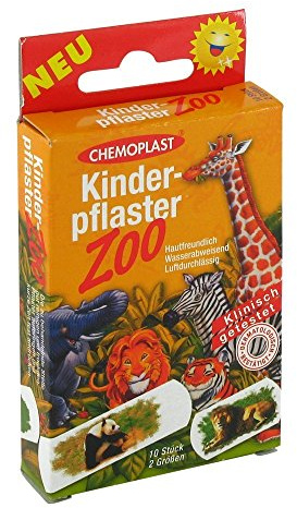 wundmedâ ® 02–064 Pansements 10 StÃ ¼ ck de pansements Pansements pour enfant Motif (Zoo)