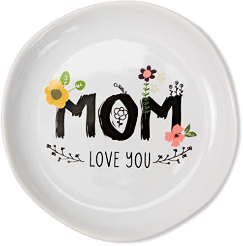 Pavilion Gift Company - Love You More by Amylee Weeks 54216 Jewelry Dish Love You Mom Jewelry Dish with Gift Packaging