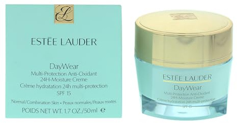 Estée Lauder DayWear Multi-Protection Anti-Oxidant 24H-Moisture Cream SPF 15 | Anti-Aging Moisturizer | Face Cream for Normal/Combination Skin, 1.7 Ounce