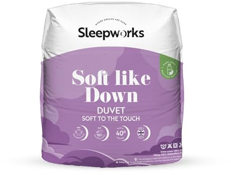 15 Tog Extra Warm Luxury Hotel Quality Soft Like Down Double Bed Size Microfibre Duvet Quilt, Soft Touch, Heavy Autumn & Winter By Littens