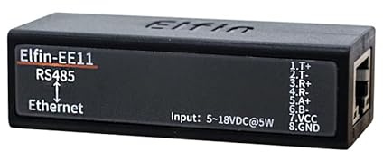 Elfin-EE11 RS485 zu Ethernet-Geräteservermodul, unterstützt TCP/IP-Telnet-Modbus-TCP-Protokoll