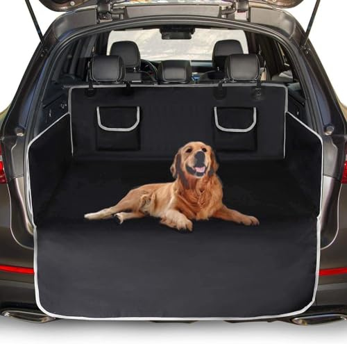 UNIQU Dog Back Seat Cover Protector Waterproof Scratchproof Nonslip Hammock for Dogs Backseat Protection Against Dirt and Pet Fur Durable Pets Seat Covers for Cars & SUVs