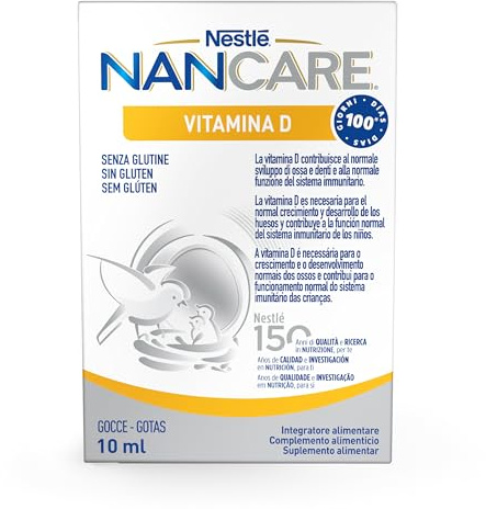 Nestlé NANCARE VITAMINA D - Líquida 1x10ml - Complemento infantil