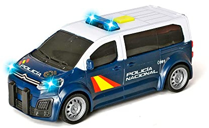 Dickie Toys - Furgone della polizia nazionale Citroen Space Tourer a frizione, 15 cm, luce e suono, porte non si aprono (203712027SI2) - +3 anni