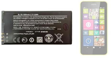 Aousavo BL-5H ersatz akku Kompatibel mit Nokia Lumia 630 635 636 638