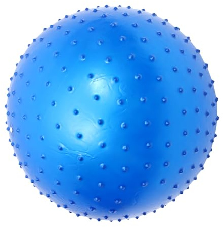 UPKOCH Ballon d'exercice De Fitness 55 Cm Bleu pour Femmes Enceintes Surface Texturée De Massage, Ballon De Yoga Grossesse pour Préparation à L'accouchement Et Entraînement La Naissance