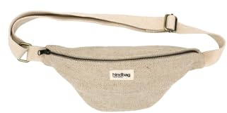 HINDBAG - Collection Olivia - Fanny Pack - Coton biologique, Jute., Taille unique, Fashion