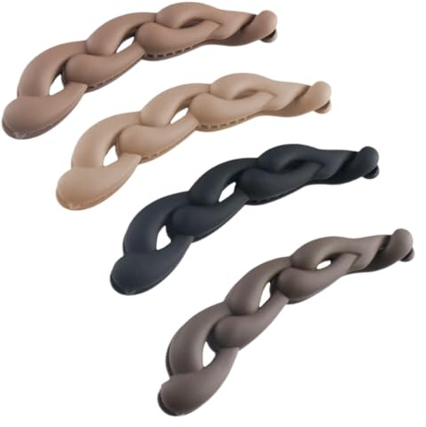 YNYCIPZ Pinzas de Pelo,Pinzas para el Cabello de plátano Pinzas para el Cabello Estilo Retro Niña (4 Piezas)