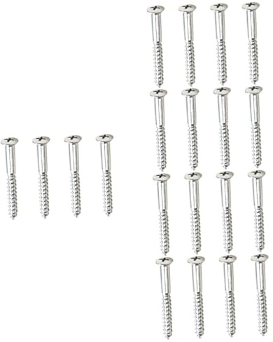 VICASKY 20stücke Gitarrenhals-befestigungsschrauben Metall Schrauben Für Gitarrenmontage Rostfrei Installieren Gitarre Und Bass Langlebig Und Dekorativ