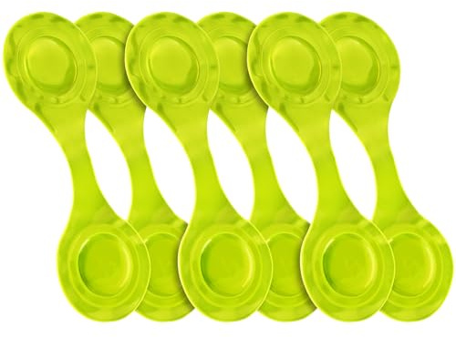 flintronic Magnetische Reflektoren, Reflektierende Ansteckmagnete, Reflektor Clips Anhänger, Sicherheits Reflektor, Reflektoren Kinder, für Rucksack, Jacke, Kinderwagen, Fahrrad