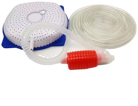 HOHOVYVY Swimming Pool Drain Set, Siphon Pump for Swimming Pools, Water Drain Set for Above Ground Pool Cover, Non-Electric Siphon Pump and Hose