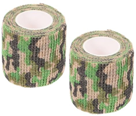 EXHUMKY Selbstklebende Vliesbandagen 2 Stück Elastischer Verband für Hunde und Katzen Schutz vor Schmutz Verletzungen 5x450cm Selbsthaftende Haustierbandage für Gassigehen und Tierpflege