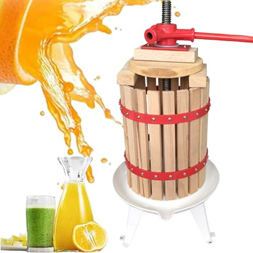 Prensa De Vino De Frutas, Exprimidor Manual, Prensa De Jugo De Vino De Sidra De Uva, Manzana Y Frutas, Prensa De Vino De Alta Resistencia Para Manzana, Zanahoria, Naranja