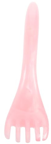 Kopfhautkamm Massagekamm Rosa aus Kunstharz für Massage | Multifunktionales Design, für Zuhause und Familie, Sanfte Anwendung mit Breiten Zinken